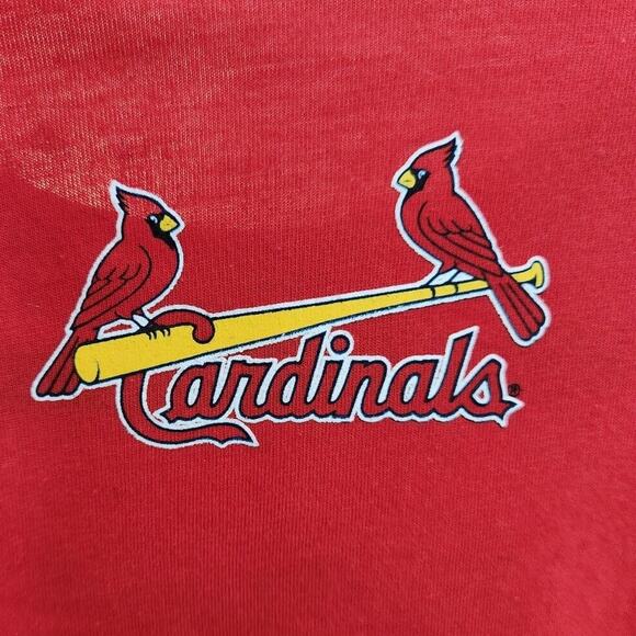MLB St. Louis Cardinals Baseball Mens Logo T-Shirt Size Medium - Picture 3 of 4